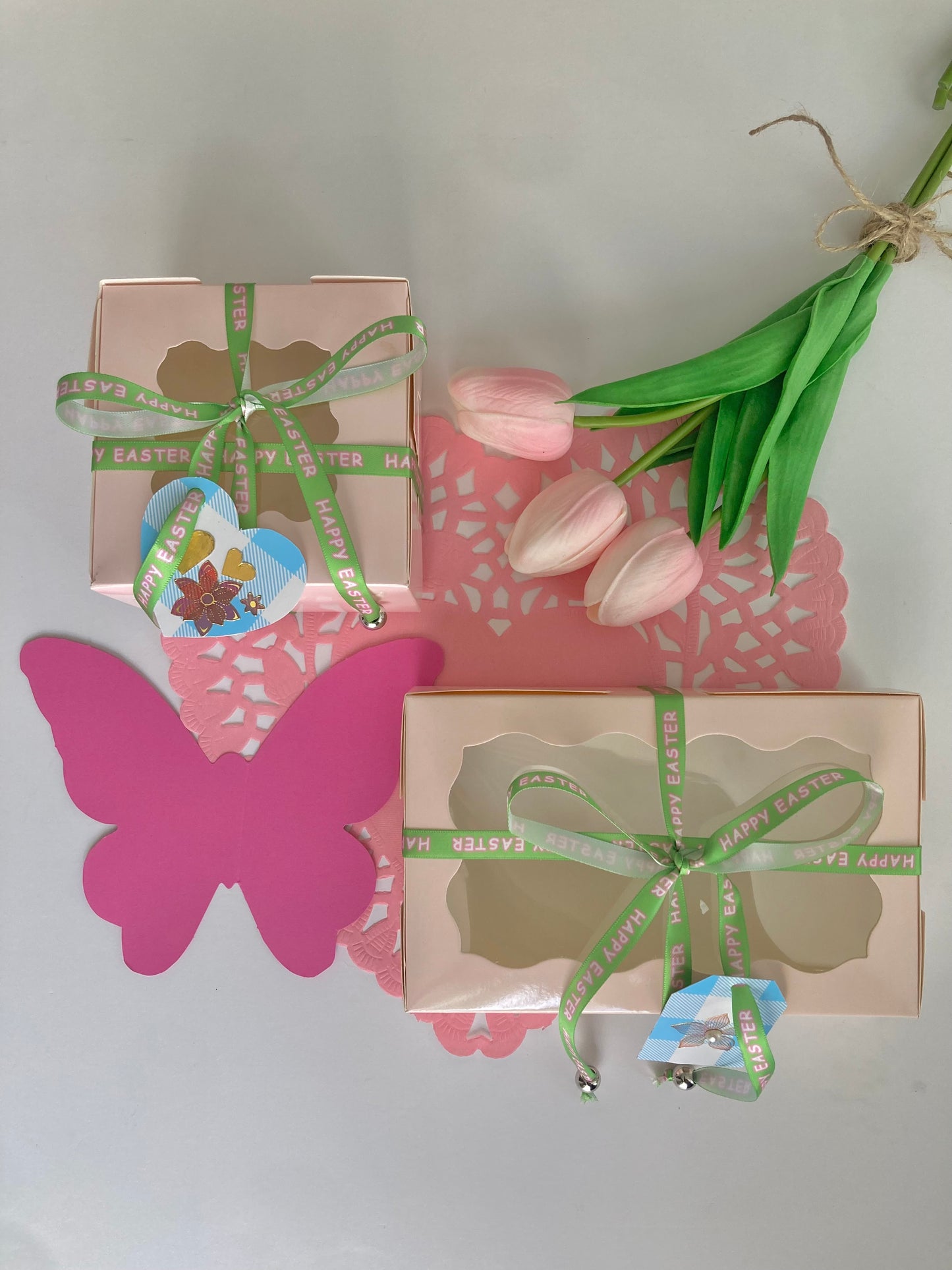 PINK boxes - Paquete de 10 cajas cuadradas