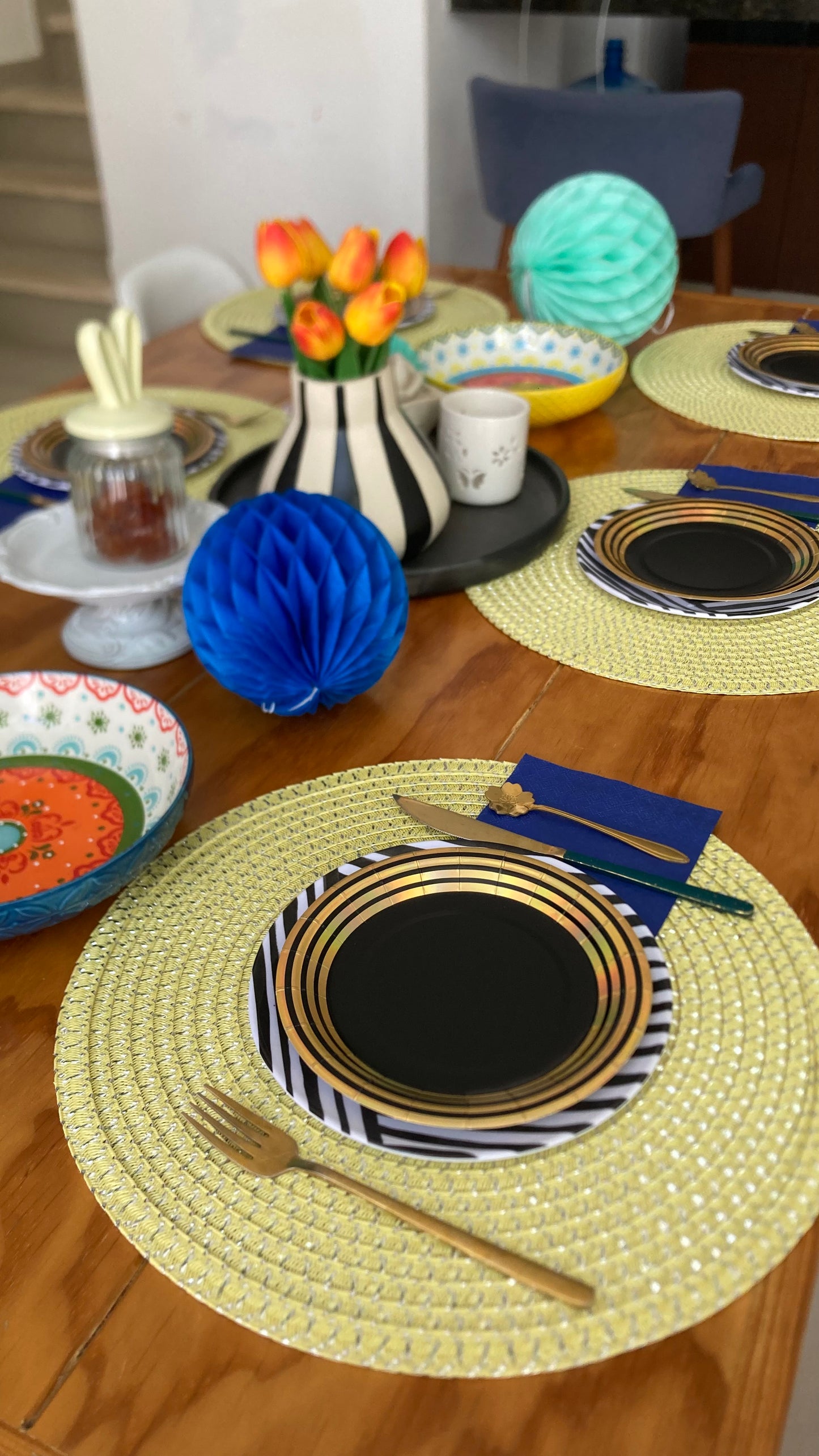 Black party -  8 platos chicos