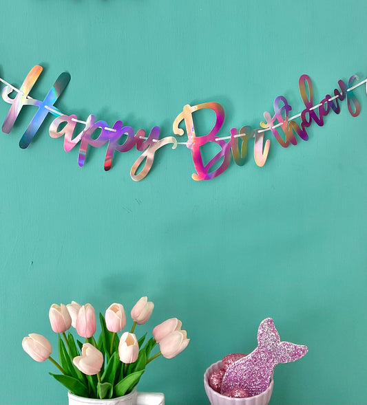 Happy Birthday Banner Tornasol