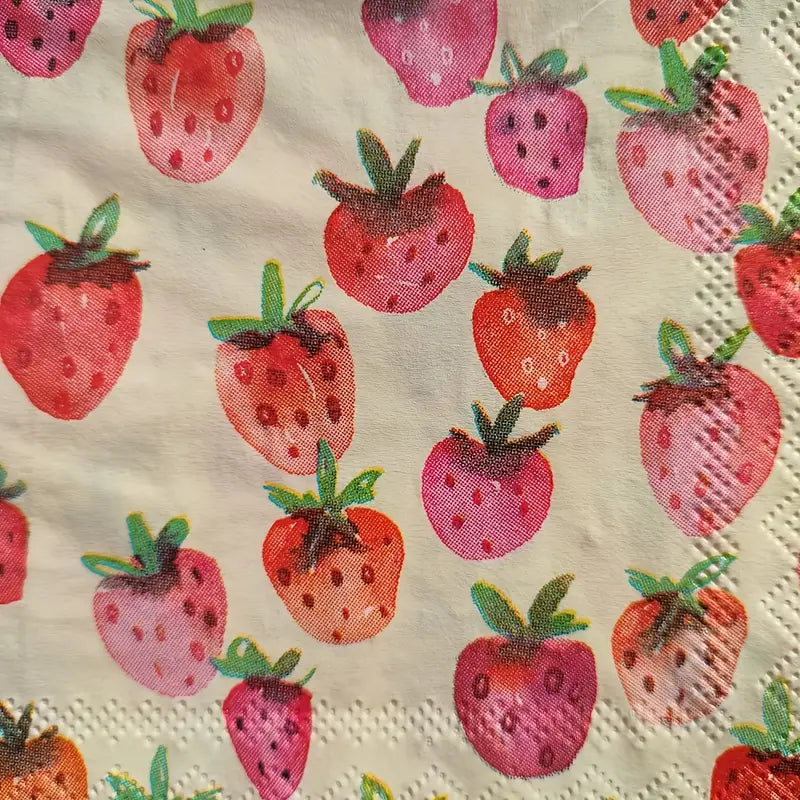 Strawberry Dream 🍓 Napkins