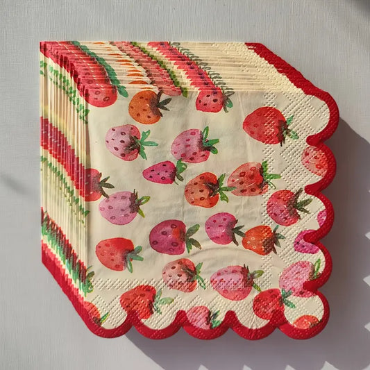 Strawberry Dream 🍓 Napkins