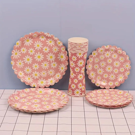 Daisy Party  -  10 Platos Small