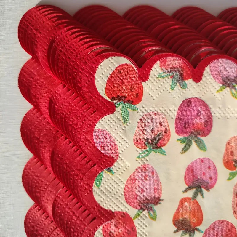 Strawberry Dream 🍓 Napkins