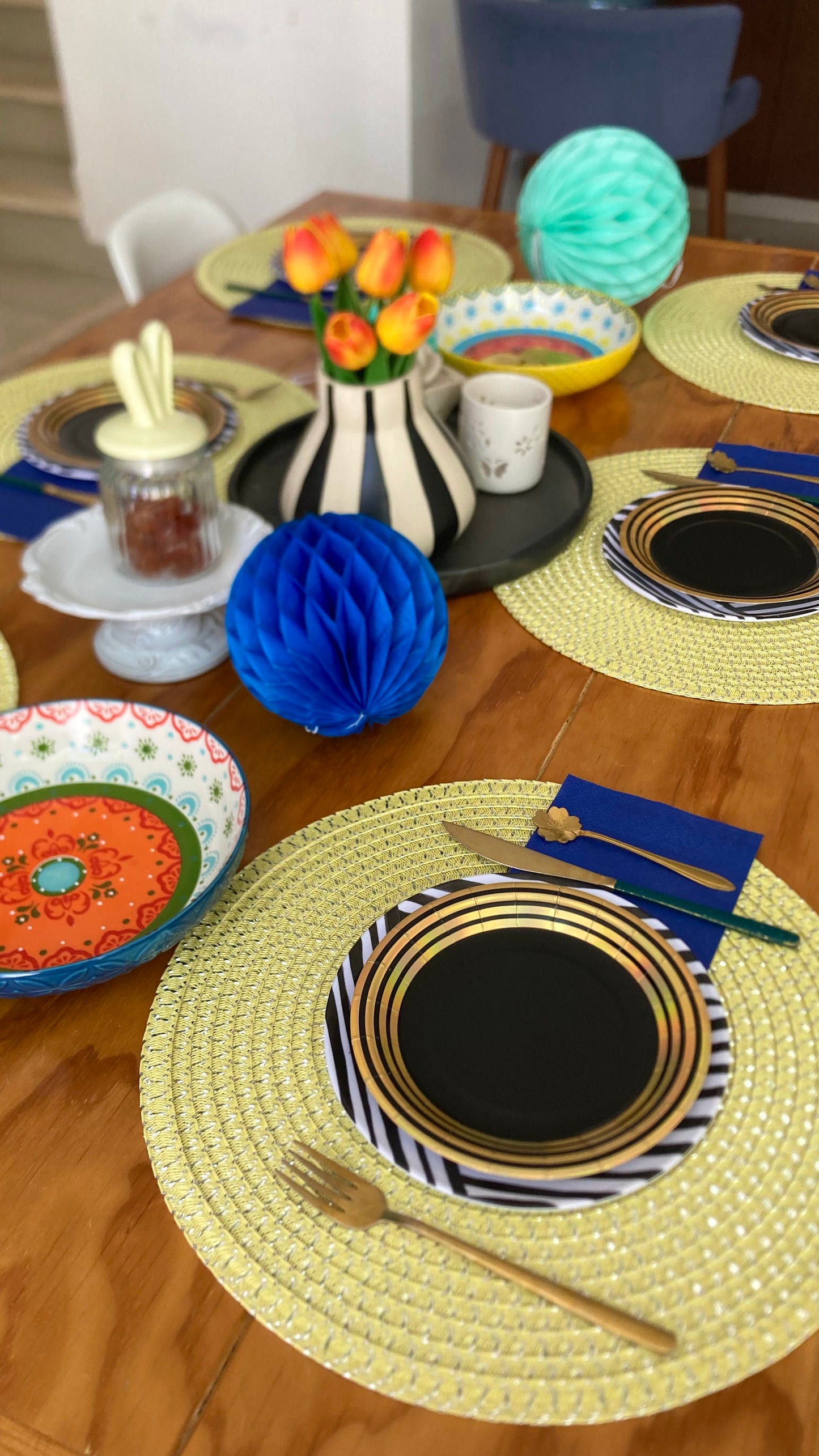 Black party -  8 platos chicos