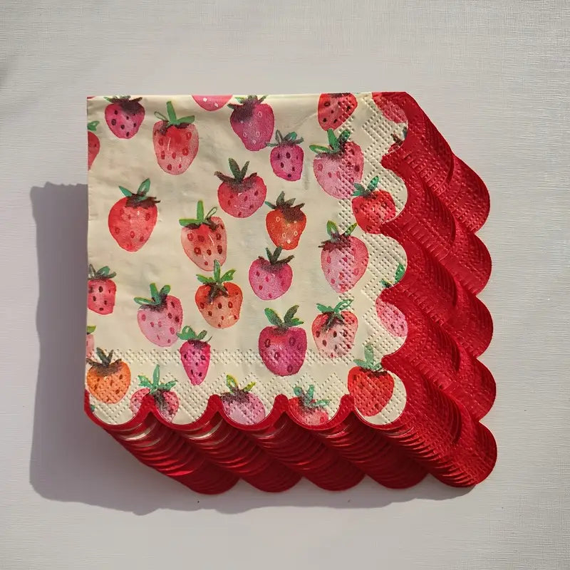 Strawberry Dream 🍓 Napkins