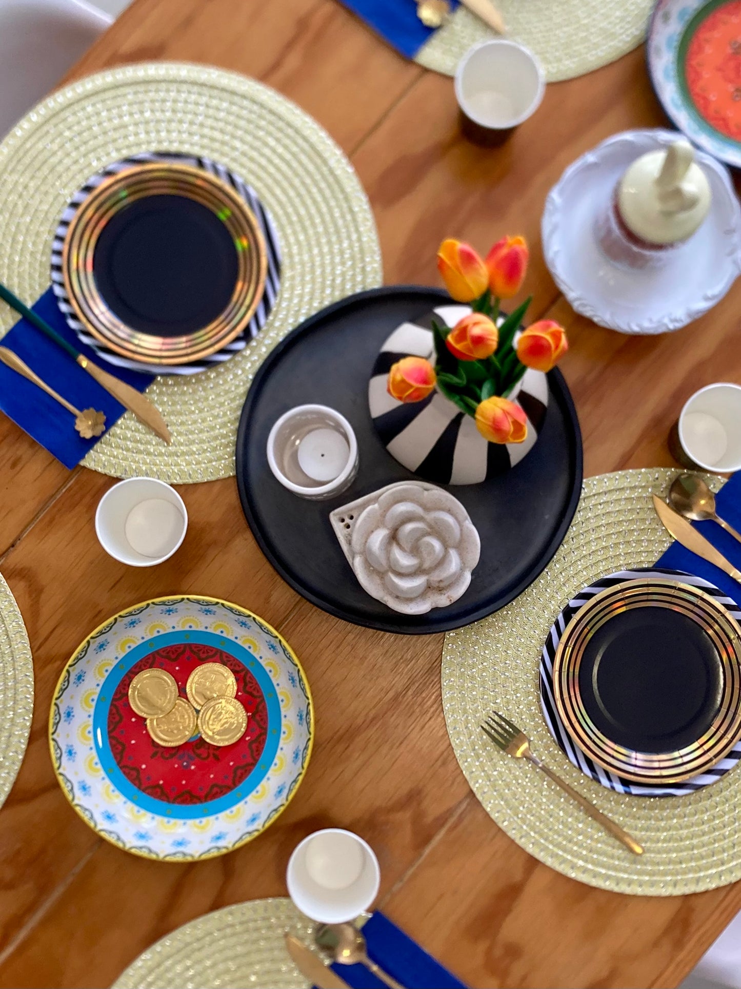 Black party -  8 platos chicos